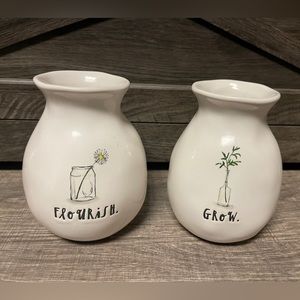 Rae Dunn GROW & FLOURISH Vases 💐